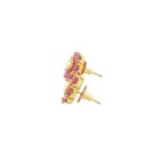 Gehna Jaipur Pearl And Tourmaline Stone Studded Earrings  For Girls & Women FE-1310 - Image 5