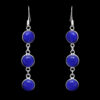 Gehna Jaipur Dumortierite Color Stone Earrings In German Silver  For Girls & Women GE01-1310 - Image 4
