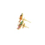 Gehna Jaipur Pearl And Multicolor Stone Studded Earrings  For Girls & Women FE-1313 - Image 5