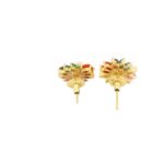 Gehna Jaipur Pearl And Multicolor Stone Studded Earrings  For Girls & Women FE-1313 - Image 4