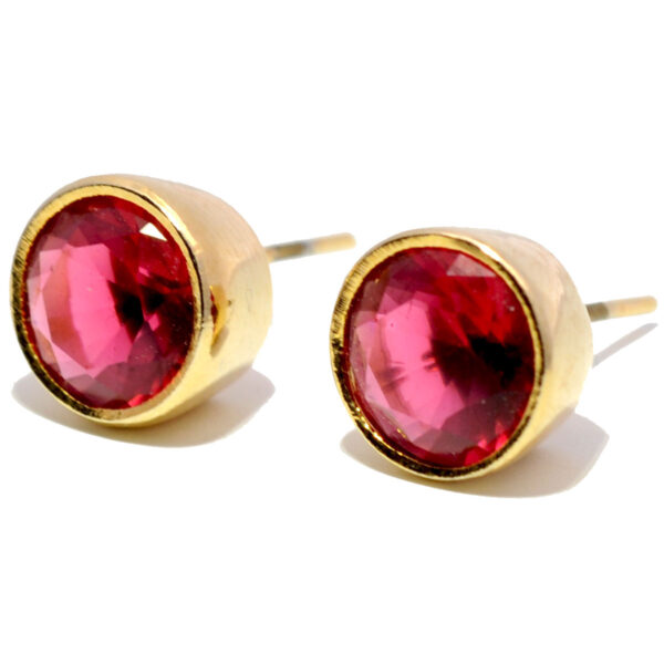Gehna Jaipur Natural Tourmaline Stone Studded Earrings  For Girls & Women FE-1315