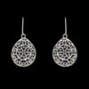 Gehna Jaipur Amethyst Color Stone Earrings In German Silver  For Girls & Women GE01-1316 - Image 5