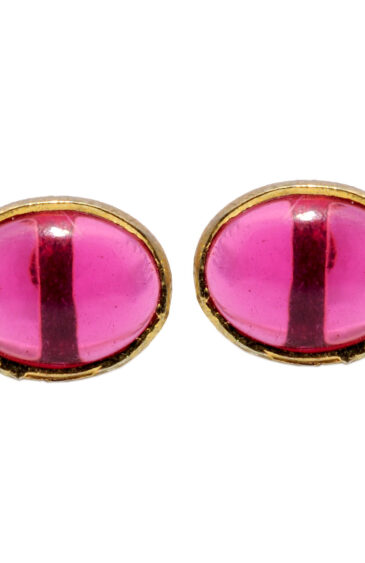 Gehna Jaipur Pink Tourmaline Stone Studded Earrings  For Girls & Women FE-1320