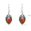 Gehna Jaipur Sun Sitara Color Stone Studded Earrings In German Silver  For Girls & Women GE01-1320