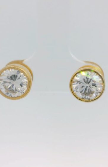 Gehna Jaipur Natural Cubic Zirconia Studded Earrings  For Girls & Women FE-1321