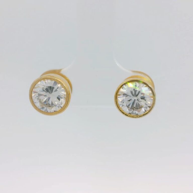 Gehna Jaipur Natural Cubic Zirconia Studded Earrings  For Girls & Women FE-1321