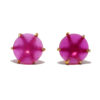 Gehna Jaipur Pink Tourmaline Stone Studded Earrings  For Girls & Women FE-1323