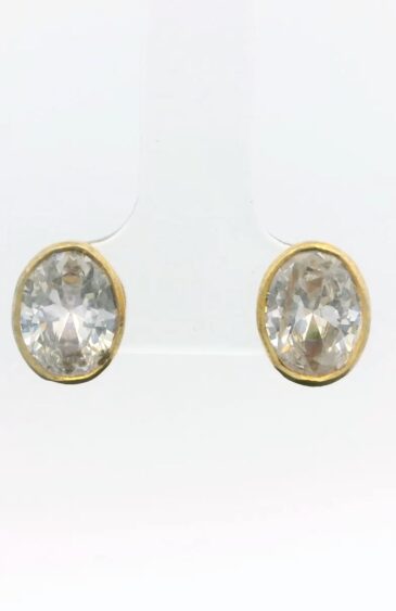 Gehna Jaipur Natural Cubic Zirconia Studded Earrings  For Girls & Women FE-1329