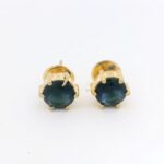Gehna Jaipur Elegant Blue Sapphire Color Stone Studded Earrings For Girls & Women FE-1332