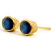 Gehna Jaipur Natural Blue Sapphire Stone Studded Earrings  For Girls & Women FE-1336 - Image 5