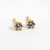 Gehna Jaipur 3Mm Cubic Zirconia Studded In Gold Plated Earrings For Girls & Women FE-1337
