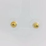Gehna Jaipur 3Mm Cubic Zirconia Studded In Gold Plated Earrings For Girls & Women FE-1337 - Image 3
