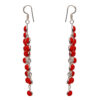 Gehna Jaipur Natural Jasper Color Stone Earrings In German Silver  For Girls & Women GE01-1339 - Image 4
