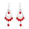Gehna Jaipur Natural Jasper Color Stone Earrings In German Silver For Girls & Women GE01-1345
