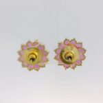 Gehna Jaipur Emerald & Tourmaline Stone Studded Earrings  For Girls & Women FE-1349 - Image 3