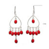 Gehna Jaipur Jasper Color Stone Earrings In German Silver  For Girls & Women GE01-1368 - Image 3