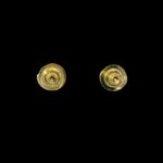 Gehna Jaipur Natural Green Emerald Stone Round Shape Earrings  For Girls & Women FE-1368 - Image 4