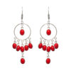 Gehna Jaipur Natural Jasper Color Stone Earrings In German Silver  For Girls & Women GE01-1369