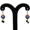 Gehna Jaipur Green Quartz Stone Earrings In German Silver  For Girls & Women GE01-1370 - Image 5