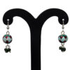 Gehna Jaipur Black Onyx Earrings With Enamel Work Earrings For Girls & Women GE01-1373 - Image 5