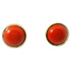 Gehna Jaipur Red Jasper Stone Round Shape Earrings  For Girls & Women FE-1374