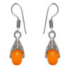 Gehna Jaipur Stylish Yellow Quartz Color Stone Studded Earrings  For Girls & Women GE01-1377 - Image 4