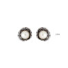 Gehna Jaipur Pearl Stone Earrings In German Silver  For Girls & Women GE01-1482 - Image 3