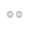 Gehna Jaipur Red Jasper Color Stone Stud Earrings In German Silver  For Girls & Women GE01-1483 - Image 4