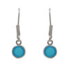Gehna Jaipur Bezel Jewelry Blue Chalcedony Color Stone Earrings  For Girls & Women GE01-1495 - Image 4