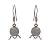 Gehna Jaipur White Moonstone Earrings In German Silver  For Girls & Women GE01-1500