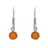 Gehna Jaipur Carnelian Color Stone Earrings In German Silver  For Girls & Women GE01-1506 - Image 4