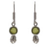 Gehna Jaipur Peridot Color Stone Earrings In German Silver  For Girls & Women GE01-1508 - Image 4