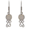 Gehna Jaipur White Moonstone Earrings In German Silver  For Girls & Women GE01-1509 - Image 4