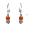 Gehna Jaipur Carnelian Color Stone Earrings In German Silver  For Girls & Women GE01-1511 - Image 3