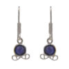 Gehna Jaipur Amethyst Color Stone Earrings In German Silver  For Girls & Women GE01-1516 - Image 4