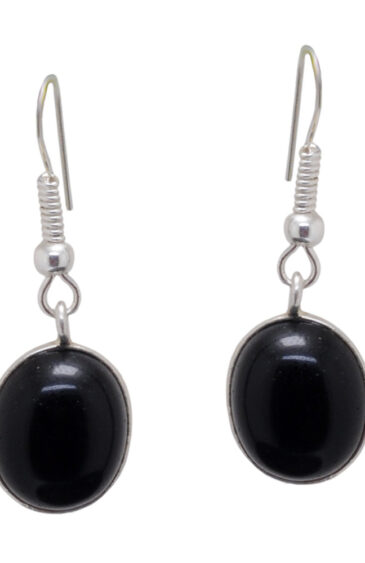 Gehna Jaipur Black Onyx Color Stone Studded Earrings For Girls & Women GE01-1554