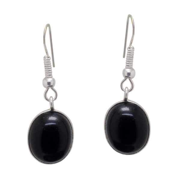Gehna Jaipur Black Onyx Color Stone Studded Earrings For Girls & Women GE01-1554