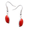 Gehna Jaipur Red Jasper Color Oval Shape Stone Studded Earrings For Girls & Women GE01-1556 - Image 4