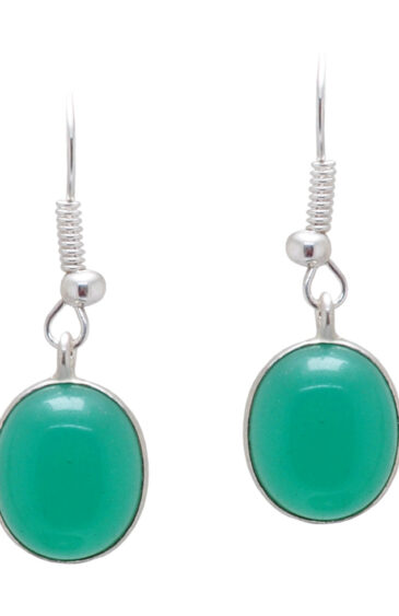 Gehna Jaipur Green Onyx Color Stone Studded Earrings For Girls & Women GE01-1557