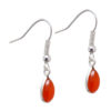 Gehna Jaipur Natural Carnelian Pear Shape Gemstone Studded Earrings For Girls & Women GE01-1561 - Image 4