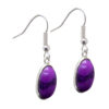 Gehna Jaipur Purple Turquoise Color Stone Studded Earrings For Girls & Women GE01-1562 - Image 4