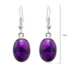 Gehna Jaipur Purple Turquoise Color Stone Studded Earrings For Girls & Women GE01-1562 - Image 3