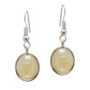 Gehna Jaipur Natural Citrine Gemstone Studded Bezel Earrings For Girls & Women GE01-1563