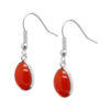 Gehna Jaipur Natural Carnelian Oval Shaped Gemstone Earrings For Girls & Women GE01-1566 - Image 4
