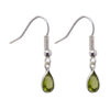 Gehna Jaipur Pear Shaped Peridot Gemstone Studded Earrings For Girls & Women GE01-1572 - Image 4