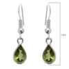 Gehna Jaipur Pear Shaped Peridot Gemstone Studded Earrings For Girls & Women GE01-1572 - Image 3