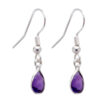 Gehna Jaipur "Aaa" Quality Amethyst Gemstone Studded Earrings For Girls & Women GE01-1575 - Image 4