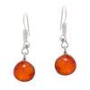 Gehna Jaipur Natural Orange Carnelian Gemstone Studded Earrings For Girls & Women GE01-1580