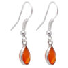 Gehna Jaipur Natural Orange Carnelian Gemstone Studded Earrings For Girls & Women GE01-1580 - Image 2