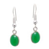 Gehna Jaipur Green Onyx Color Stone Studded Earrings For Girls & Women GE01-1581
